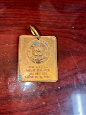 Vintage Hyatt Regeny BRASS Key Fob (Rare)